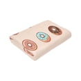 thumbnail image 4 of Donut Texture Design Throw Blanket, Super Soft Anti-Pilling Flannel Bed Blankets, 60"x50", 4 of 8