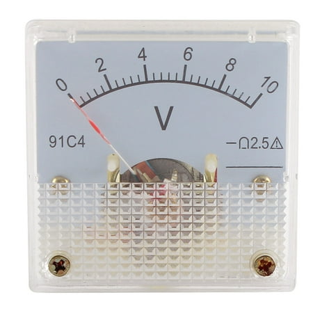 Analog Micro Voltmeter - Unique Bargains 91C4 DC 0-10V Analog Panel Voltmeter Voltage Meter Measuring Gauge Class 2.5