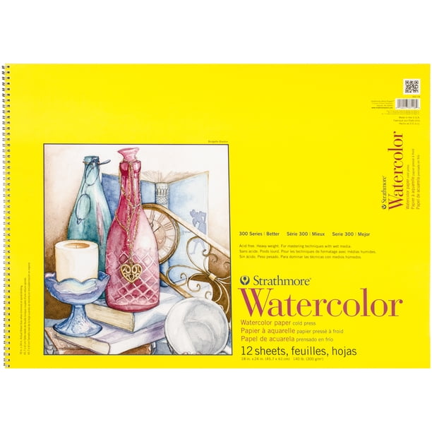 Strathmore 360 18 300 Series Watercolor Pad Cold Press 18 x24 12 