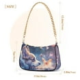 thumbnail image 3 of Corgi and Butterflies DogWomen Small Shoulder Bag Crossbody Tote Hobo Bags Purse Clutch Handbags with Chain Strap for Women, 3 of 7