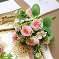 thumbnail image 5 of White Artificial Rose Flowers Realistic Roses Artificial Silk Flowers Faux Silk Roses Bouquet for Wedding Home Table Centerpieces Decorations Bouquets Flowers Arrangement Decorations, 5 of 5