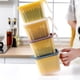 thumbnail image 4 of Moyic Contenedor de alimentos, contenedor de almacenamiento de alimentos de cocina con cesta escurridora, organizador de ahorro con caja de Organizadores de utensilios de cocina No.2, 4 of 6