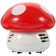 thumbnail image 1 of MasteelfCA Mini Mashroom Tabletop Cleaner Vacuum Cleaner Handy Hand Cleaner Desk Table Dust Cleaner (Red), 1 of 7