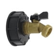 thumbnail image 1 of Adaptador de tanque de bolsa IBC Galón IBC Tote Tank Adapter Tool, IBC Tote Tank Válvula Adaptador de drenaje Conector Latón Válvula para de jardín, Fanmusic Adaptador de tanque de bolsa IBC, 1 of 7