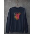 thumbnail image 3 of Dream With Your Eyes Wide Open Sweatshirt Women -Image by Shutterstock, Female Large, 3 of 4