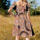 thumbnail image 3 of Nick Cage Mask Vestido de manga corta Vestido de fiesta vestido de mujer de verano 2025 vestidos de noche vestidos de noche de mujer de lujo 2025, 3 of 6