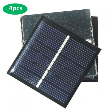 

ANGGREK 4PCS 3V 168mA Solar Panel DIY Material Outdoor Emergency Charger Portable Power Supply Solar Panel Charger Solar Module