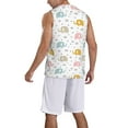 thumbnail image 2 of Honeii Little Elephant print basktball shirt for men and women, Unisex basketball jersey for Theme party-4X-Large, 2 of 6