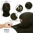 thumbnail image 7 of 4 Pcs Balaclava Face Ski Mask : Full Face Cover Hood Shiesty Masks for Men Women, 7 of 7