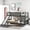 Gray, variant on White Twin over Twin Low Bunk Bed with Slide and Ladder