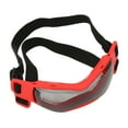 thumbnail image 3 of Gafas para Perros Marco De Silicona Suave Gafas De Sol Ajustables con Protección UV para Perros para Protección De Los Ojos del Perro Conducción Al Aire Libre Ciclismo Rojo, 3 of 5