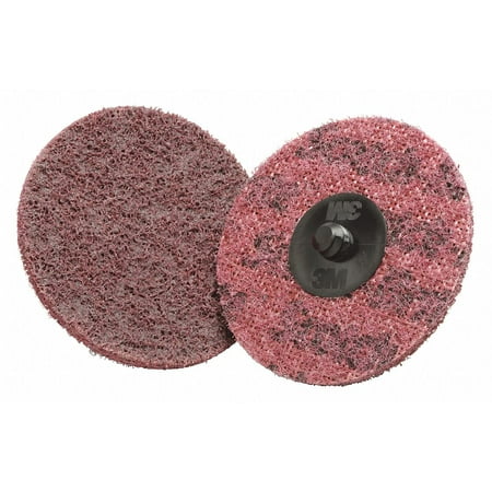 Quick Change Disc, Non-Woven, TR Roll-On/Off Disc Attachment System, Type 3 Disc Attachment Type(Pack of 2)