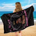 thumbnail image 6 of XYZCANDO Car Seat Towel Cover With Black Queen Design, Car Seat Protector for Post Workout and Beach Trips, 6 of 11