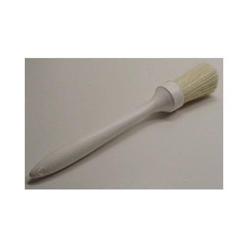 Grease Brush, White Bristles, 1 1/4" Dia.