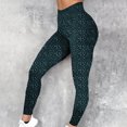 thumbnail image 2 of High Waisted Leggings for Women - Soft Athletic Tummy Control Pants for Running Cycling Yoga Workout Navy L, 2 of 4