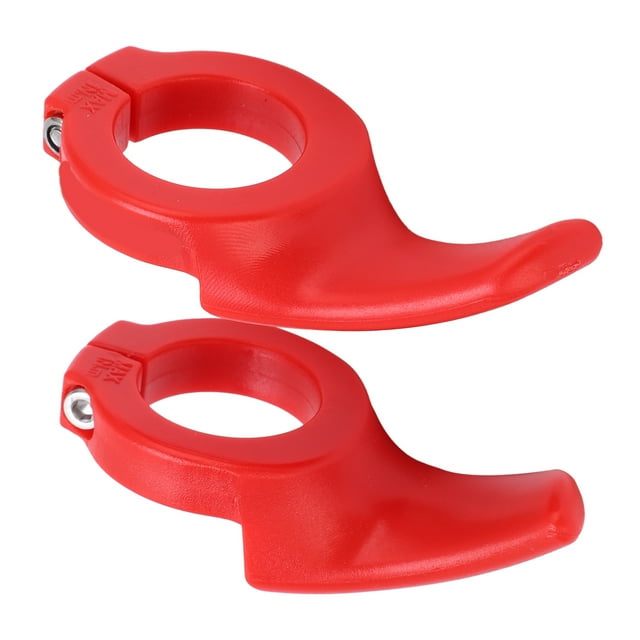 Thumb Rest Handlebar, Universal Bike Extended Bar Ends Bike Extended Bar End Ergonomic Design Mini Bicycle Rest Handlebar for Mountain Bike Red,Black,Gray