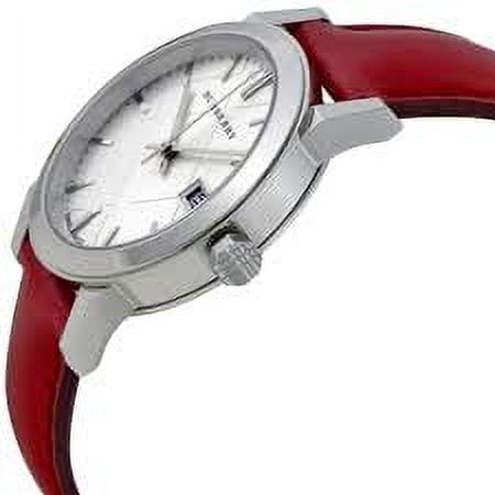 Burberry Women’s BU9029 ‘The City’ Leather Watch BURBERRY BU9029 The City 38mm Sapphire Crystal Canvas  main image 4
