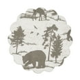 thumbnail image 4 of Henderson Hideaway Round Woven Reversible Rustic Winter Wilderness Placemats Set of 6, 17", 4 of 8