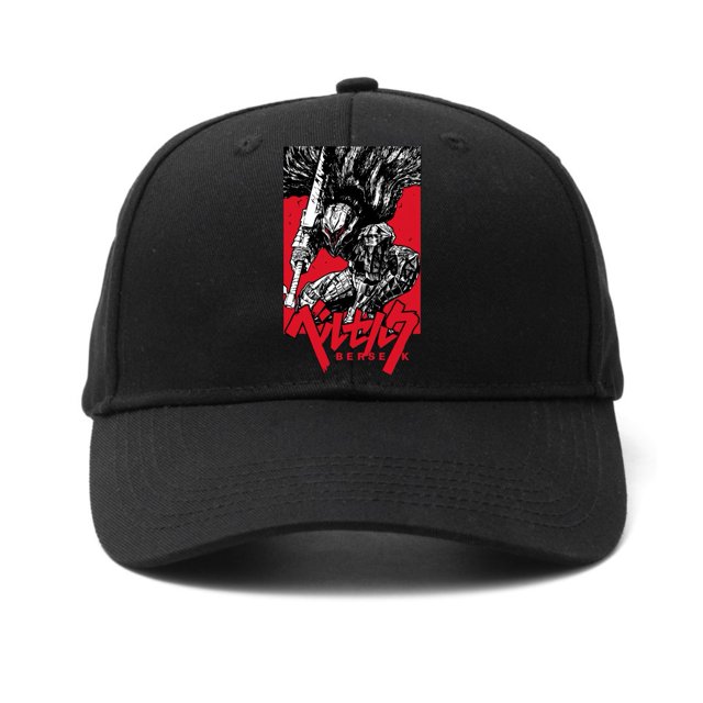 Gorra de béisbol Berserks Anime ajustable, tamaño 56-58 cm, algodón