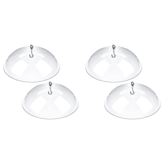 4 Pack Bird Feeders Protective Cover,Dome Dome,Rain Cover for Hanging Garden