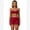 Red, variant on IBTOM CASTLE Workout Sets for Women 2 Piece Color Block Strappy Sports Bra High Waist Shorts Gym Yoga Pilates Outfits S Black
