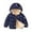 Navy(elk print), variant on Gyratedream 2-6T Toddler Kids Little Boy Girl Winter Down Coat Fleece Lined Hooded Jacket