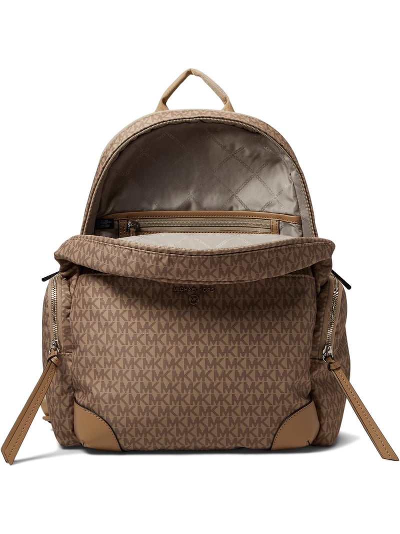 Michael Kors Prescott Large Backpack Nylon Camel - Walmart.com