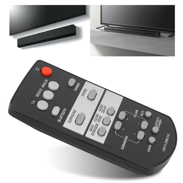 FSR73 ZPB0760 Télécommande de Haut-Parleur, Télécommande de Barre de Son de Remplacement pour ATS1050 SRT700 YAS105, Etc.