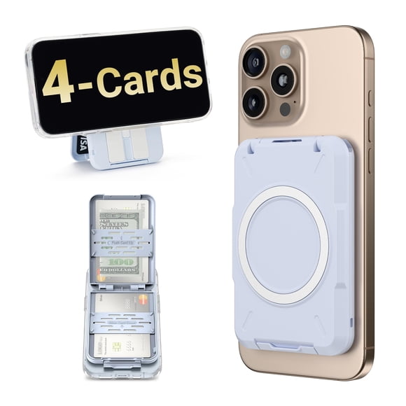 Cartera para teléfono ProFezzion, magnética de doble cara, RFID, iPhone