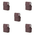thumbnail image 2 of jesticaly Easy To Close And Open PU Cigarette Case For Business Cards Business Card Case Cigarette Cases Woven brown 5Set, 2 of 6