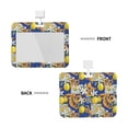 thumbnail image 2 of Cauagu Sicilian Style for ID Badge Holder,Badge Holder with Windows Key Card Work Badge Sleeve for Office/ Factory/ID Credit Cards/Proximity Key Cards, 2 of 7