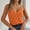 Orange, variant on LYEAA Soft Womens Tank Top Cami Spaghetti Strap Knit Loose Summer Casual Beach Camisole Solid V Neck Sleeveless Metal Buckle Breathable Fashion Ladies Pullover Shirts Red M