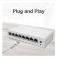 thumbnail image 4 of 5 Port Gigabit Data Switch,Network Hub,Desktop Ethernet Splitter,Plug & Play Shielded Ports Fanless Quiet Mini Portable, 4 of 5