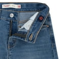 thumbnail image 4 of Levi Strauss Signature Little and Big Girls Wide Leg Jeans, Sizes 5-18, 4 of 5