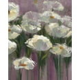 thumbnail image 2 of Vassileva, Silvia 20x24 White Modern Wood Framed Museum Art Print Titled - Anemones by the Lake Purple III, 2 of 4
