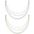 thumbnail image 1 of Jeans Chain Metal Simple 2PCS Fashion Solid Color Pants Chain Trouser Chain, 1 of 10