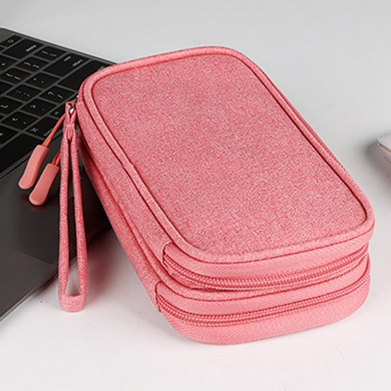 NISHEL Travel Cord Organizer Case,Tech Electronic Case, Travel Essentials  for Charger, Cable, Phone, Hard Drive, USB, SD Card, Pink - Yahoo Shopping