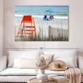 thumbnail image 2 of Elephant Stock Myrtle Beach Scene Wall Art - Horizontal Canvas Wall Art - Living Room Wall Decor - Beach Canvas - Orange And Red Decor - 51" x 34", 2 of 8
