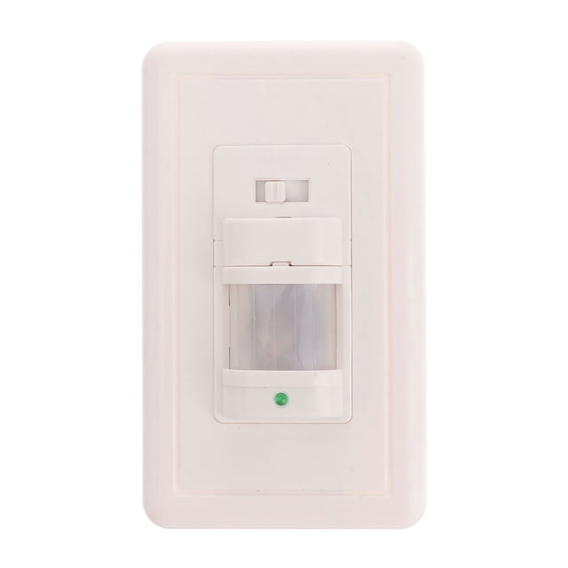 ColoMX 110V Sensor de cuerpo automático Sensores infrarrojos IR Interruptor Detector de movimiento Montaje en pared Luz exterior (blanco)