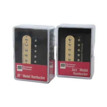 KR(6-18)-Hot Rodded Humbucker Guitar Pickup Set: JB Sh-4 & Jazz Sh-2n Zebra New