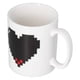 thumbnail image 3 of Taza de cerámica, taza de cerámica con patrón de corazón, taza de agua, taza de café, rendimiento finamente sintonizado, 3 of 8