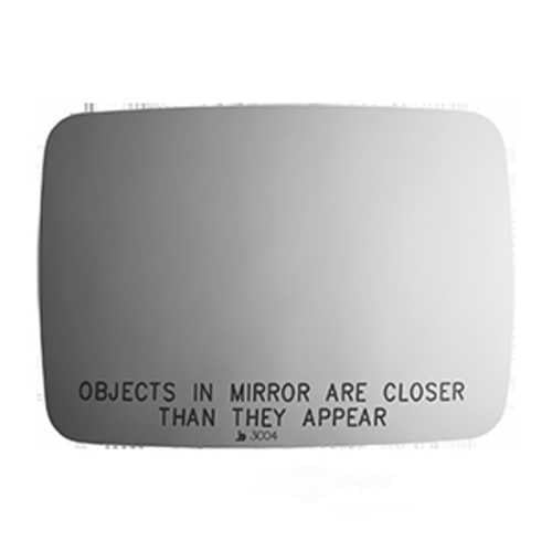 Burco Side View Mirror Replacement Glass - Clear Glass - 3004