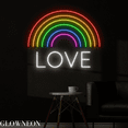 thumbnail image 3 of Glowneon Love Neon Sign, Pride Rainbow Led Sign, Wedding Wall Decor, 3 of 5