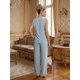 thumbnail image 3 of Conjunto 2 Piezas Elegante, Chaleco Abotonado y Pantalón de Pierna Ancha, Look Moderno para Mujer, 3 of 5