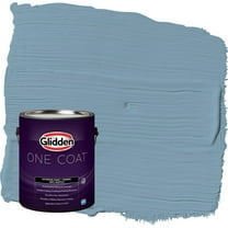 Glidden One Coat Americana / Blue Semi-Gloss Exterior Paint with Primer, 1 Gallon