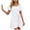 *White, variant on VBVC Women's Square Neck Puff Sleeve Wrap Mini Dress,Ladies Waist Tie Ruffle Hem A-Line Dress,Elegant Summer Cocktail Party Dress For Women,Black,S-XL