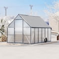 thumbnail image 6 of EastVita 8x10 ft Walk-In Greenhouse KitClear Pop-up Greenhouse Black, 6 of 6