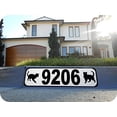 thumbnail image 2 of Cats, Reflective Address Sign, 2 of 2