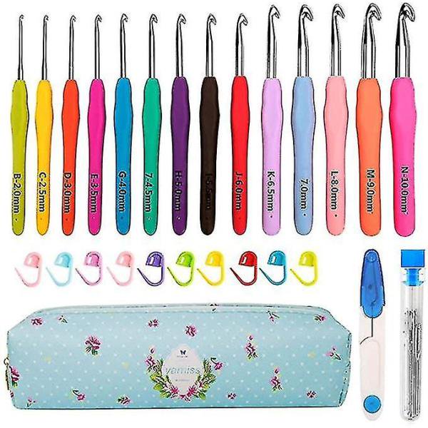 14 pcs Crochet Needles Set, Crochet Needles Kit