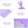 thumbnail image 2 of LIOOBO 20 Pcs Sachet de Parfum Lavande Sachet de Garde-Robe Rubans en Gaze Sachets Vides, 2 of 9